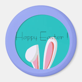 Imán Magnate redondeado clásico de Pascua minimalista y