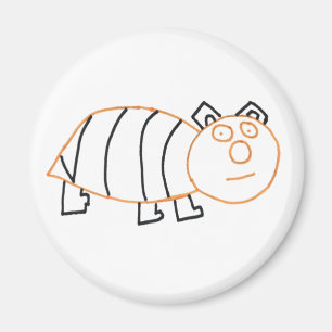 Imán Magnate redondeado de oso de abee