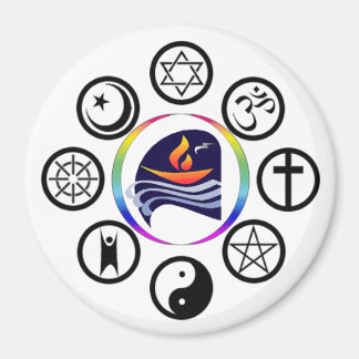 Imán Magnate redondo con logotipo PUC