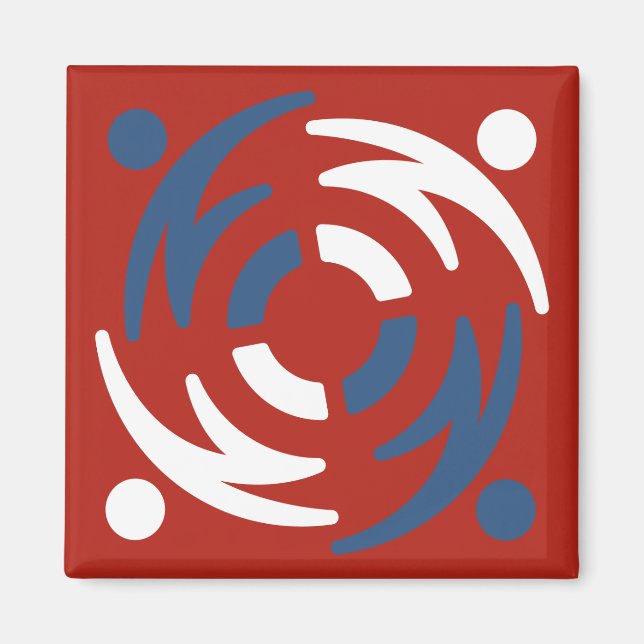 Imán Magnate rojo de ESF (Frente)