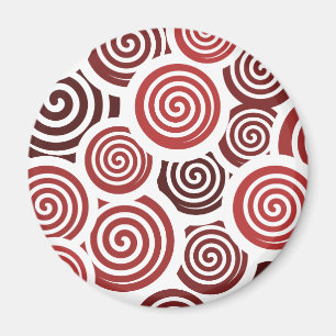 Imán Magnate rojo lindo