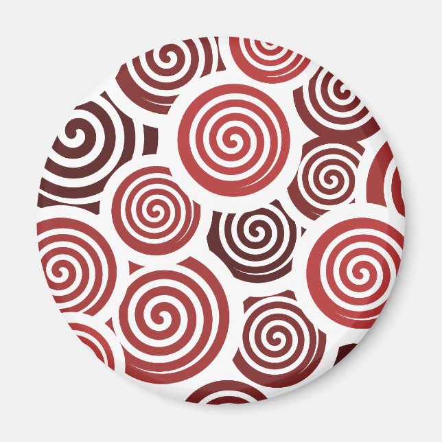 Imán Magnate rojo lindo (Frente)