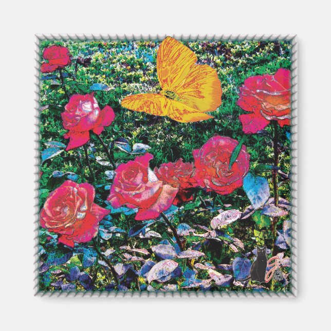 Imán Magnate Roses Rojos Roses Rojos (Frente)