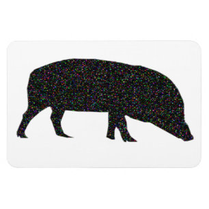 Imán Magnate Sparkly Pig Premium
