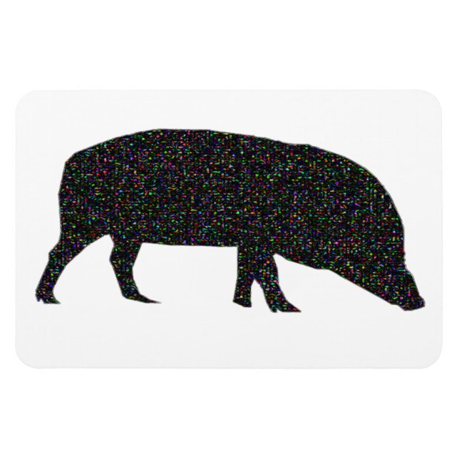 Imán Magnate Sparkly Pig Premium (Horizontal)