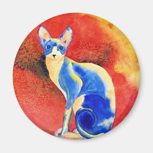 Imán Magnate Sphynx Cat #1 (Frente)