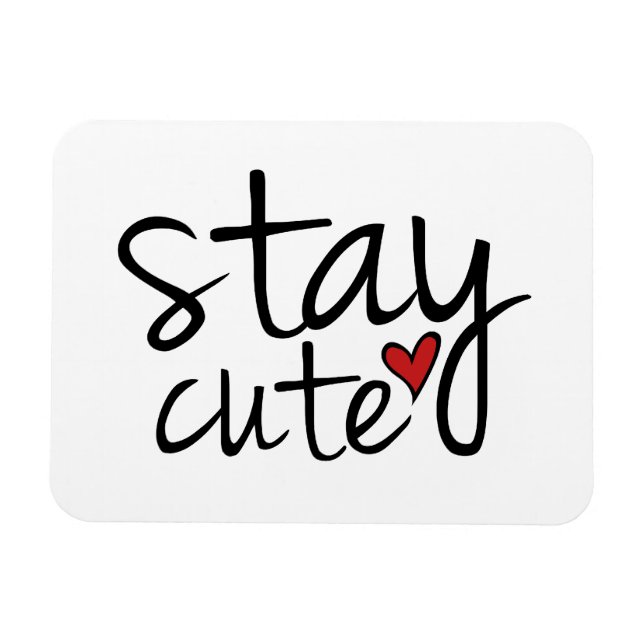 Imán Magnate Stay Cute Premium (Horizontal)