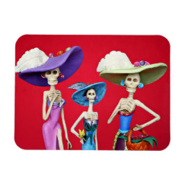 Imán Magnate Tres Catrinas