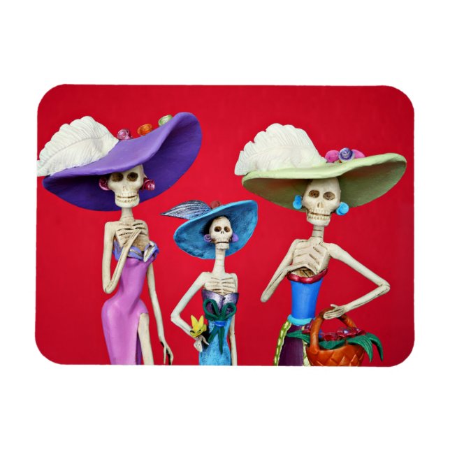 Imán Magnate Tres Catrinas (Horizontal)