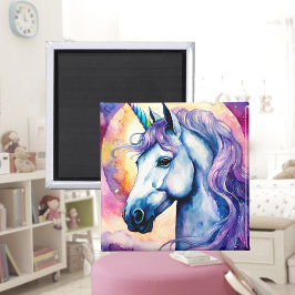 Imán Magnate unicornio púrpura cósmico