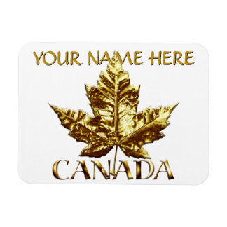 Imán Magnates Canada Fridge Magnet Gold Canada Souvenir