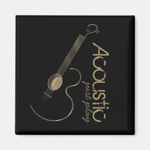 Imán Magnates con logotipo de guitarra acústica