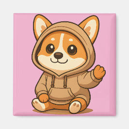 Imán Magnates Corgi Sparkly Eyes | Decoración De Cocina