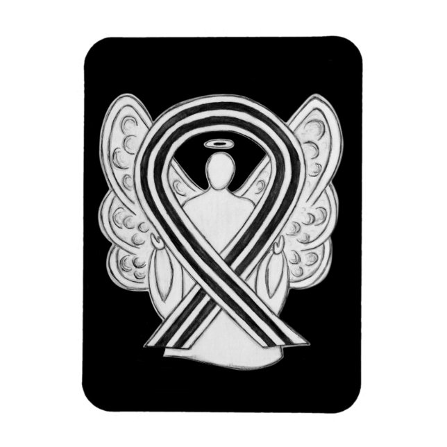 Imán Magnates de arte Angel de Cinta de Conciencia en B (Vertical)