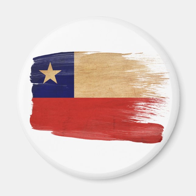 Imán Magnates de Bandera de Chile (Frente)