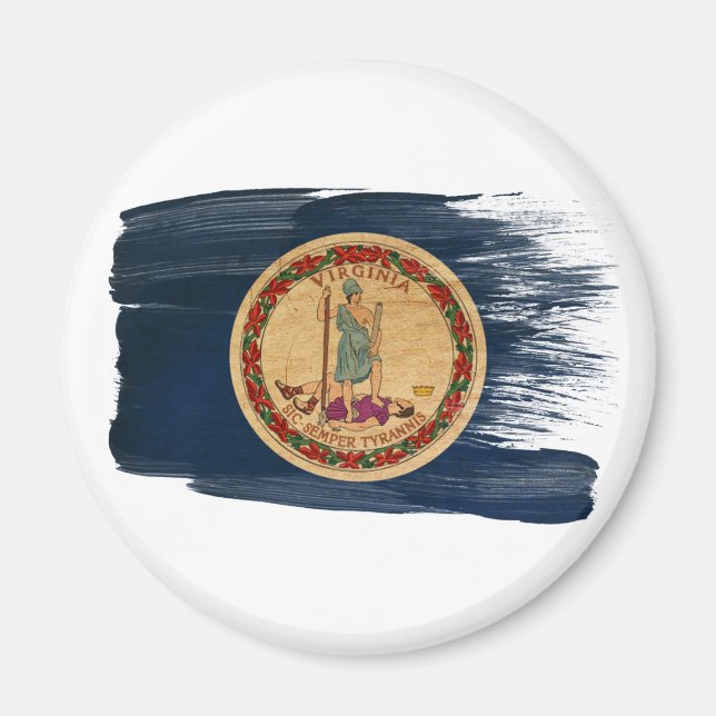 Imán Magnates de bandera de Virginia (Frente)