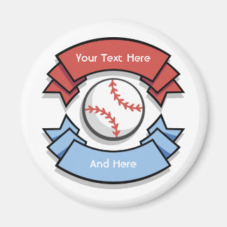 Imán Magnates de béisbol personalizados por personaliza