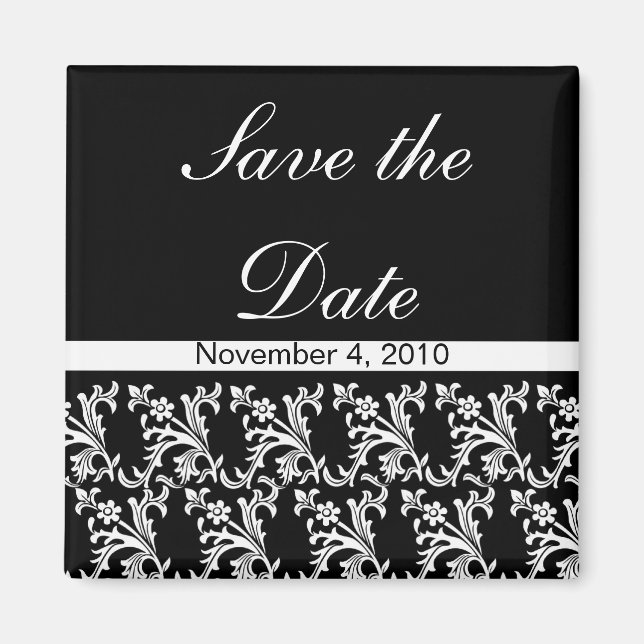 Imán Magnates de boda personalizados (Frente)