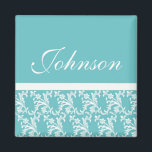 Imán Magnates de boda personalizados<br><div class="desc">Añade tus propias palabras o iniciales a esta línea de pegatinas e imanes,  disponibles en rosa,  negro,  rojo o azul. ¡Están hechos para que coincidan con nuestras tarjetas de notas de línea,  invitaciones,  aulas y tarjetas de felicitación para todas sus necesidades bodas!</div>