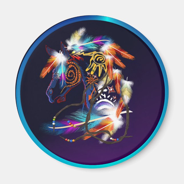 Imán Magnates de Caballos Brillantes (Frente)