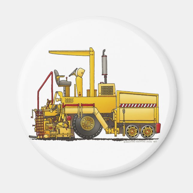 Imán Magnates de construcción de máquinas de pavimentac (Frente)