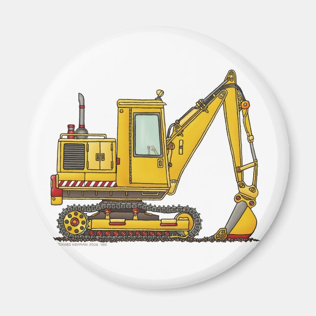 Imán Magnates de construcción de palas para excavadores (Frente)
