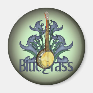 Imán Magnates de diseño de banjo azul