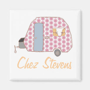 Imán Magnates de diseño de caravanas retro personalizad