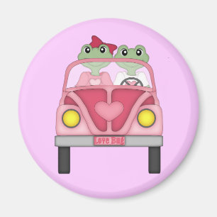 Imán Magnates de diseño de rana de Bug de amor para col