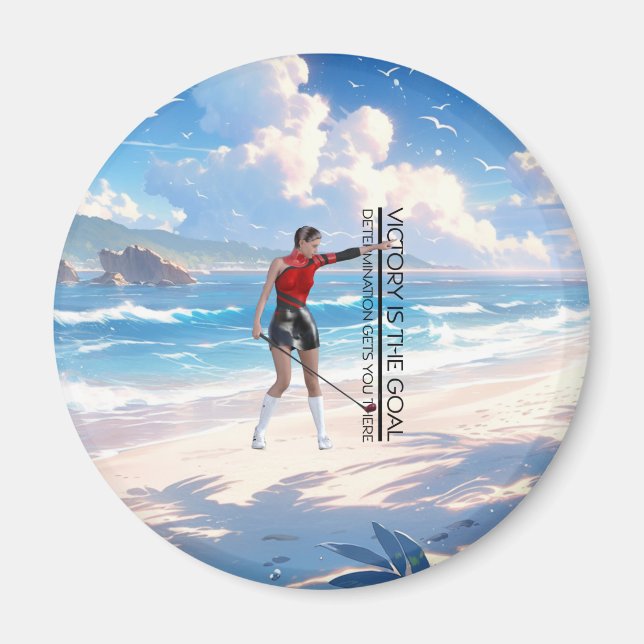 Imán Magnates de eslóganes de victoria para el golf TOP (Frente)