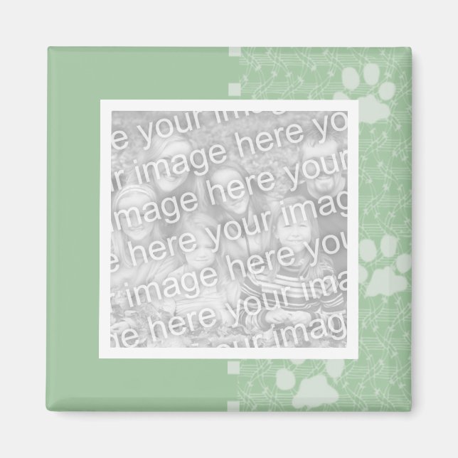 Imán Magnates de fotos de las rutas verdes de primavera (Frente)