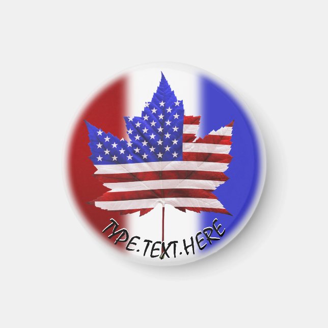 Imán Magnates de Fridge Souvenir de Canadá (Frente)