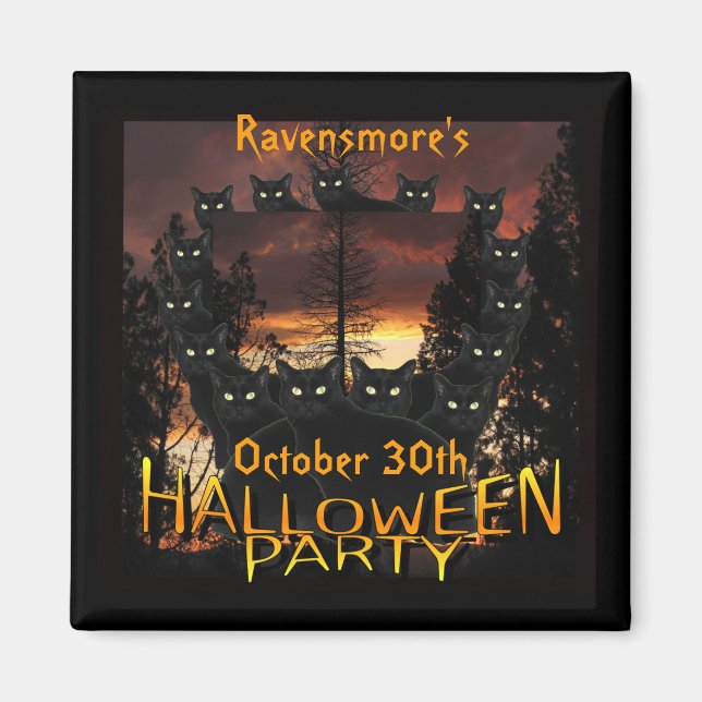 Imán Magnates de la fiesta de Halloween de la Patrulla  (Frente)