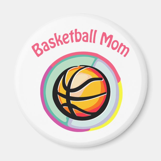 Imán Magnates de la Madre del Baloncesto (Frente)