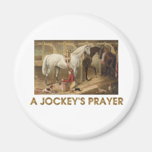 Imán Magnates de oración de Jockey sobre hierba