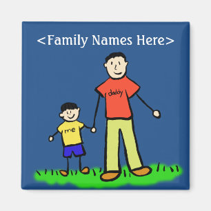 Imán Magnates de personajes familiares personalizados p