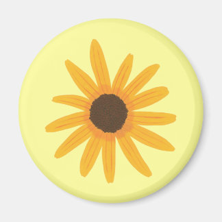 Imán Magnates de pintura de girasol amarillo