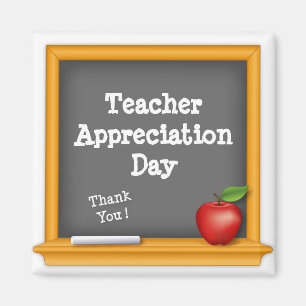 Imán Magnates de pizarra para el Día del Profesor