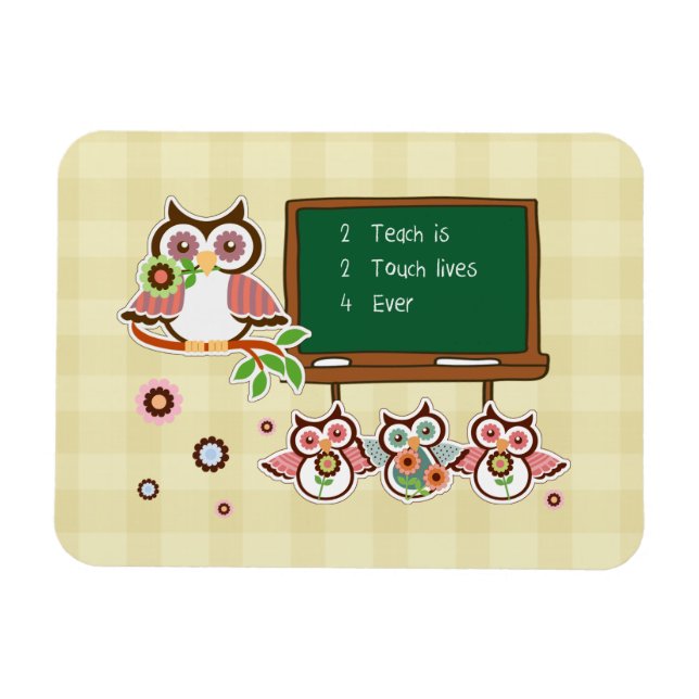 Imán Magnates de regalo de agradecimiento al profesor (Horizontal)