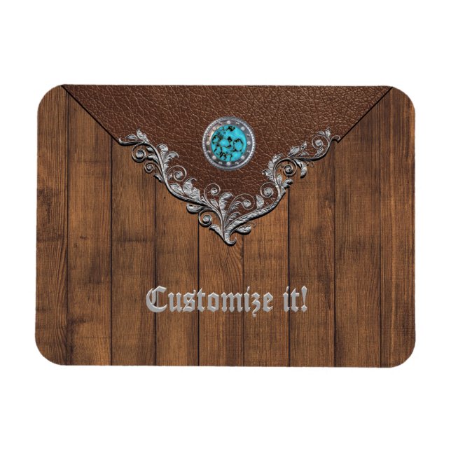 Imán Magnates de tarjetas de visita occidentales (plano (Horizontal)