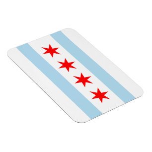 Imán Magnates Flex Premium de Bandera de Chicago