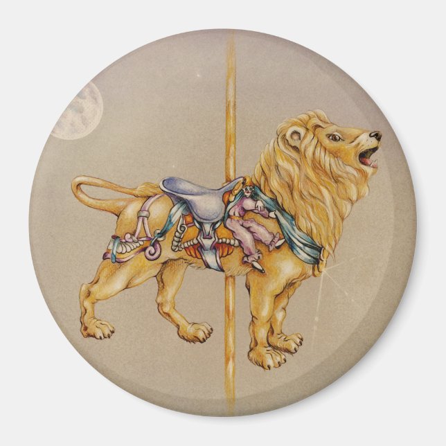 Imán Magnates - León carrusel (Frente)