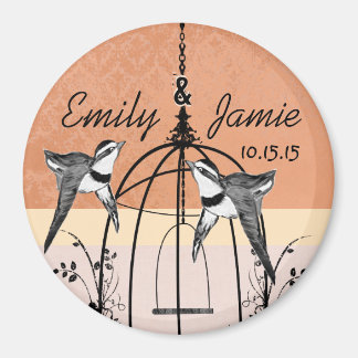 Imán Magnates o Personalizares Bodas de jaulas de aves