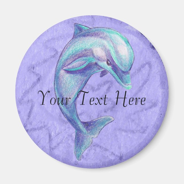 Imán Magnates para delfines azules (Frente)