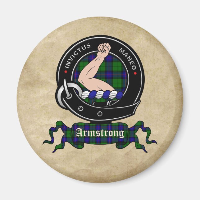 Imán Magnates para insignias de clan Armstrong (Frente)