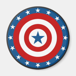 Imán Magnates Patriotic USA Circle Bullseye