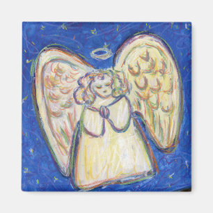 Imán Magnates Personalizados de arte Ángel de la Luz Bl