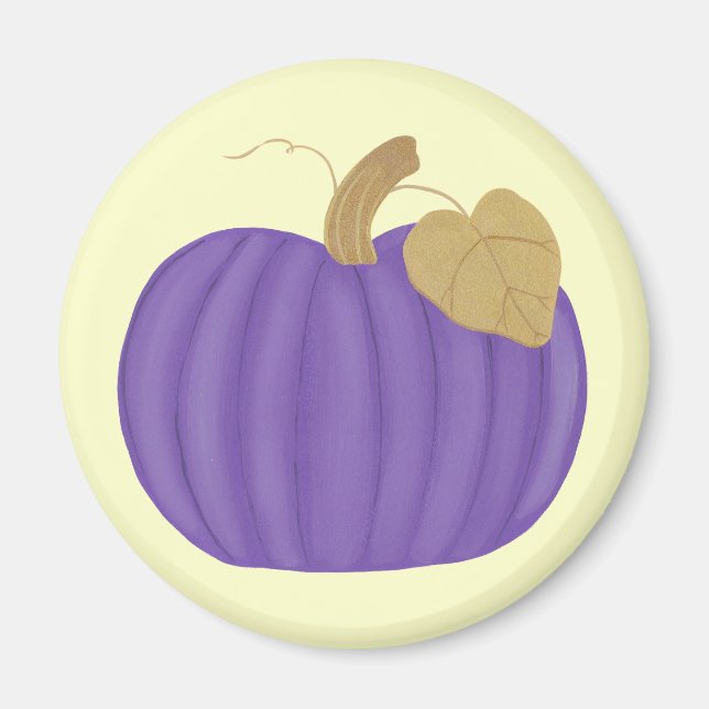 Imán Magnates Purple Pumpkin Gold Leaf (Frente)