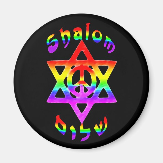 Imán Magnates Rainbow Shalom (Frente)