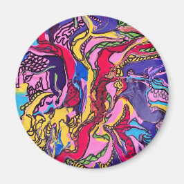 Imán Magnates redondeados de diseño de la "fiebre de la